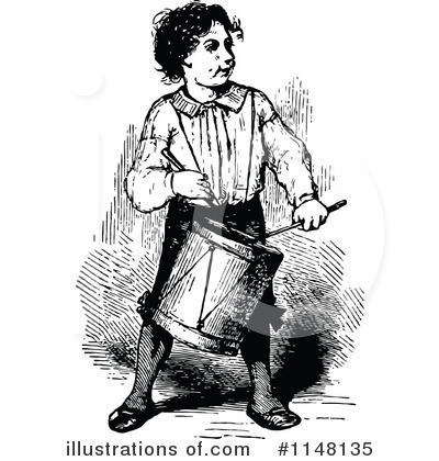 Royalty-Free (RF) Boy Clipart Illustration by Prawny Vintage - Stock Sample #1148135