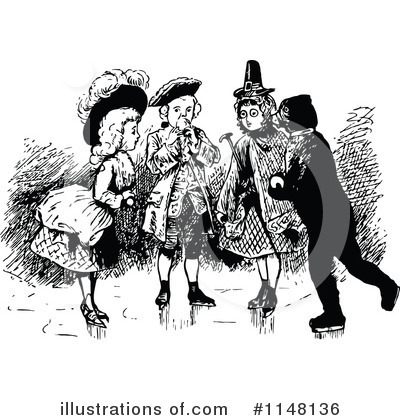 Royalty-Free (RF) Boy Clipart Illustration by Prawny Vintage - Stock Sample #1148136