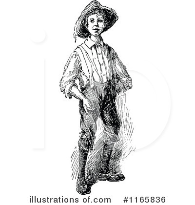 Royalty-Free (RF) Boy Clipart Illustration by Prawny Vintage - Stock Sample #1165836