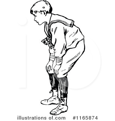 Royalty-Free (RF) Boy Clipart Illustration by Prawny Vintage - Stock Sample #1165874