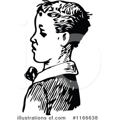 Royalty-Free (RF) Boy Clipart Illustration by Prawny Vintage - Stock Sample #1166638