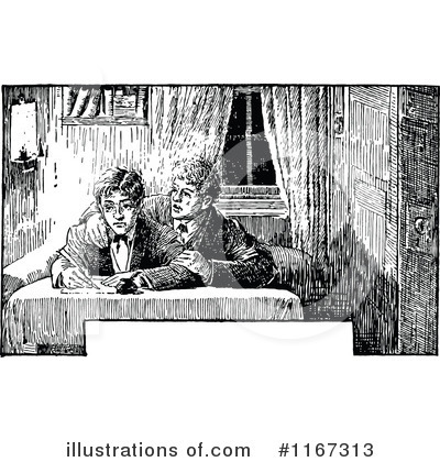 Royalty-Free (RF) Boy Clipart Illustration by Prawny Vintage - Stock Sample #1167313
