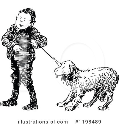 Royalty-Free (RF) Boy Clipart Illustration by Prawny Vintage - Stock Sample #1198489