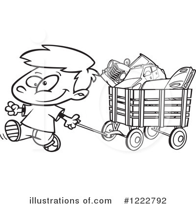 Wagon Clipart #1222792 by toonaday