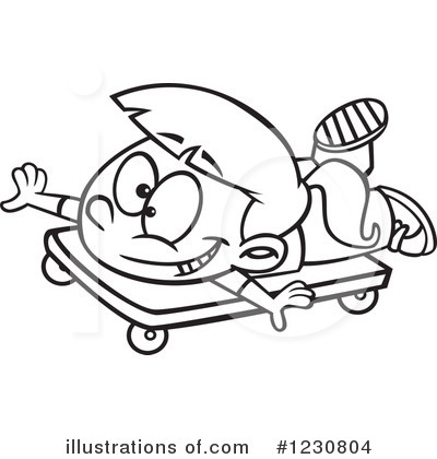 Royalty-Free (RF) Boy Clipart Illustration by toonaday - Stock Sample #1230804