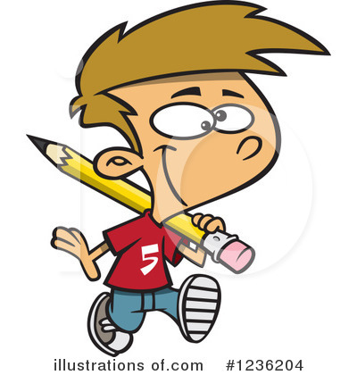 Pencil Clipart #1236204 by toonaday