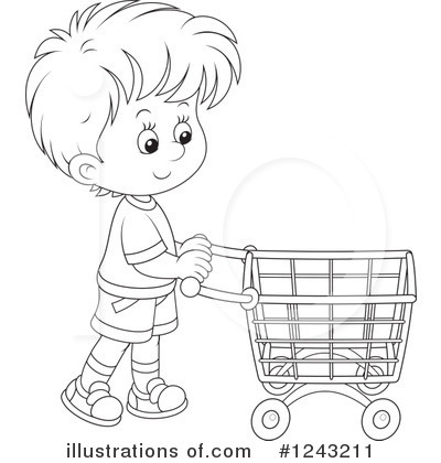 Royalty-Free (RF) Boy Clipart Illustration by Alex Bannykh - Stock Sample #1243211