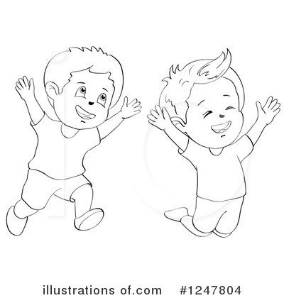 Royalty-Free (RF) Boy Clipart Illustration by merlinul - Stock Sample #1247804