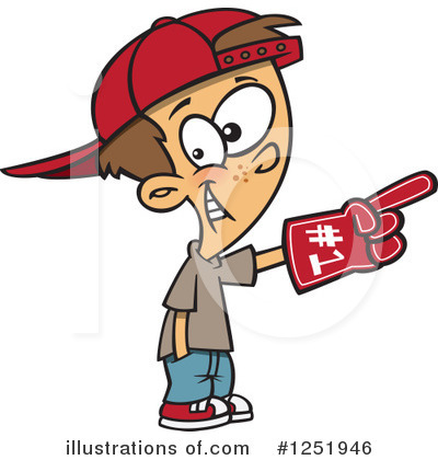 Sports Fan Clipart #1251946 by toonaday