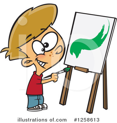 Painting Clipart #1258613 by toonaday