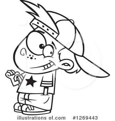 Royalty-Free (RF) Boy Clipart Illustration by toonaday - Stock Sample #1269443