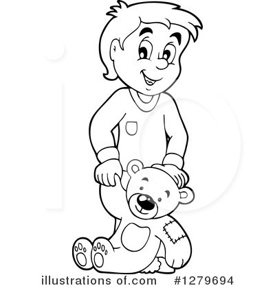 Royalty-Free (RF) Boy Clipart Illustration by visekart - Stock Sample #1279694