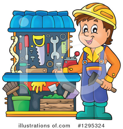 Carpenter Clipart #1295324 by visekart