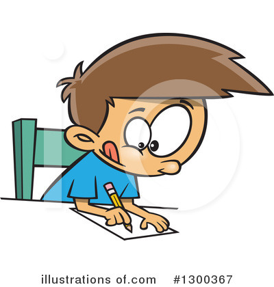 Royalty-Free (RF) Boy Clipart Illustration by toonaday - Stock Sample #1300367