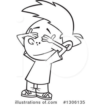 Royalty-Free (RF) Boy Clipart Illustration by toonaday - Stock Sample #1306135