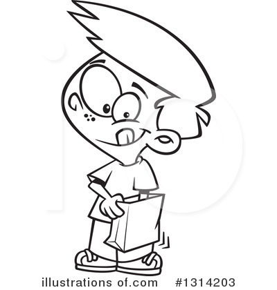 Royalty-Free (RF) Boy Clipart Illustration by toonaday - Stock Sample #1314203