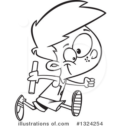Royalty-Free (RF) Boy Clipart Illustration by toonaday - Stock Sample #1324254