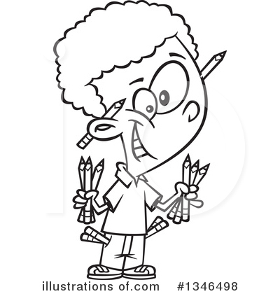 Pencil Clipart #1346498 by toonaday