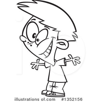 Royalty-Free (RF) Boy Clipart Illustration by toonaday - Stock Sample #1352156