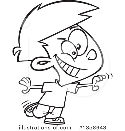 Royalty-Free (RF) Boy Clipart Illustration by toonaday - Stock Sample #1358643