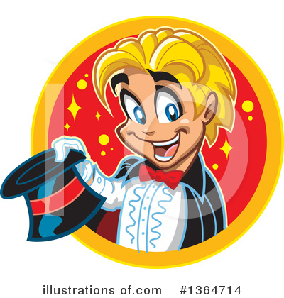 Magician Clipart #1364714 by Clip Art Mascots