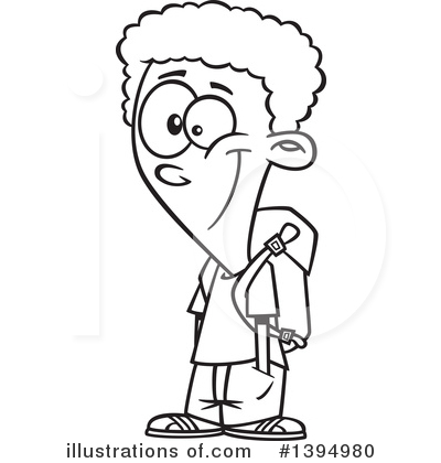 Royalty-Free (RF) Boy Clipart Illustration by toonaday - Stock Sample #1394980