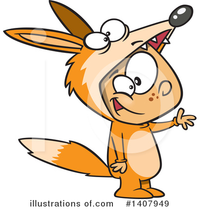 Fox Clipart #1407949 by toonaday