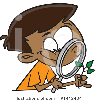 Magnifying Glass Clipart #1412434 by toonaday