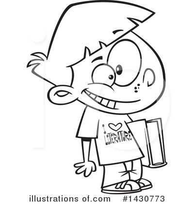 Royalty-Free (RF) Boy Clipart Illustration by toonaday - Stock Sample #1430773
