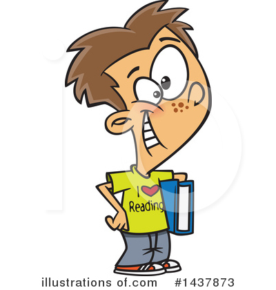 Reading Clipart #1437873 by toonaday
