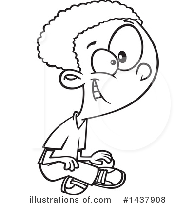 Royalty-Free (RF) Boy Clipart Illustration by toonaday - Stock Sample #1437908