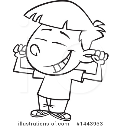 Royalty-Free (RF) Boy Clipart Illustration by toonaday - Stock Sample #1443953