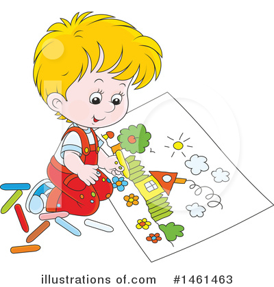 Royalty-Free (RF) Boy Clipart Illustration by Alex Bannykh - Stock Sample #1461463