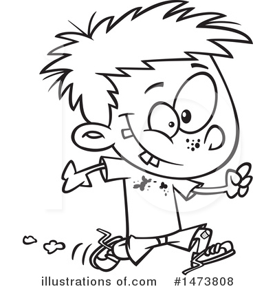Royalty-Free (RF) Boy Clipart Illustration by toonaday - Stock Sample #1473808