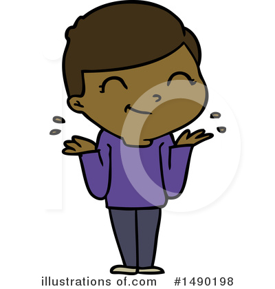 Royalty-Free (RF) Boy Clipart Illustration by lineartestpilot - Stock Sample #1490198