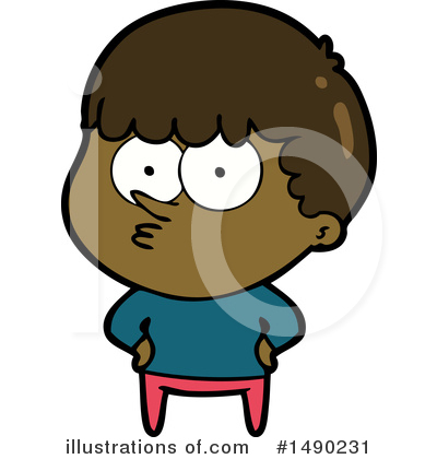 Royalty-Free (RF) Boy Clipart Illustration by lineartestpilot - Stock Sample #1490231