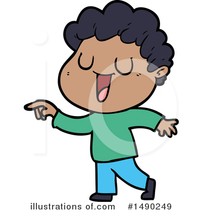 Royalty-Free (RF) Boy Clipart Illustration by lineartestpilot - Stock Sample #1490249