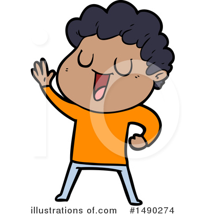 Royalty-Free (RF) Boy Clipart Illustration by lineartestpilot - Stock Sample #1490274