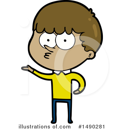 Royalty-Free (RF) Boy Clipart Illustration by lineartestpilot - Stock Sample #1490281