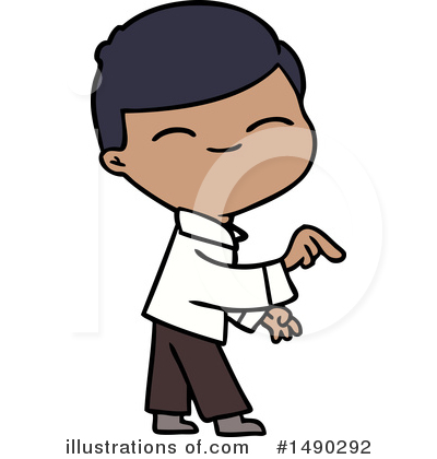 Royalty-Free (RF) Boy Clipart Illustration by lineartestpilot - Stock Sample #1490292