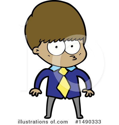 Royalty-Free (RF) Boy Clipart Illustration by lineartestpilot - Stock Sample #1490333