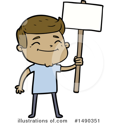 Royalty-Free (RF) Boy Clipart Illustration by lineartestpilot - Stock Sample #1490351