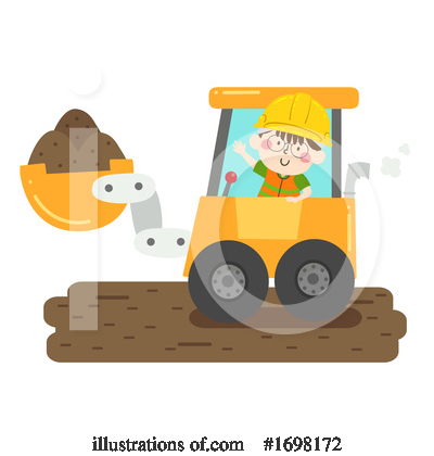 Excavator Clipart #1698172 by BNP Design Studio