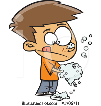 Hand Washing Clipart #1706711 by toonaday