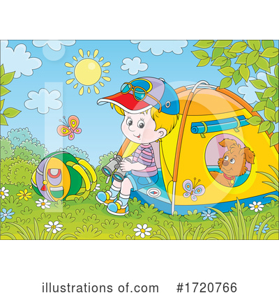 Camping Clipart #1720766 by Alex Bannykh
