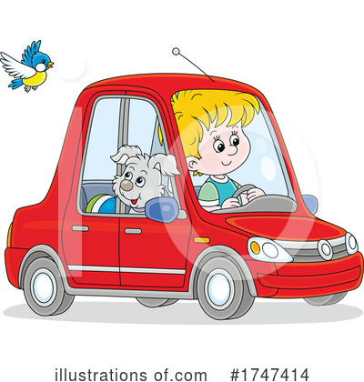 Driving Clipart #1747414 by Alex Bannykh