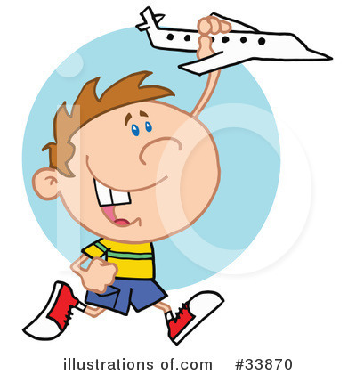 Airplane Clipart #33870 by Hit Toon