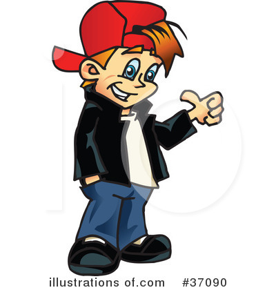 Little Boy Clipart #37090 by Dennis Holmes Designs