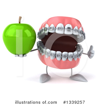 Royalty-Free (RF) Braces Character Clipart Illustration by Julos - Stock Sample #1339257