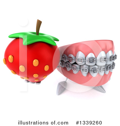 Royalty-Free (RF) Braces Character Clipart Illustration by Julos - Stock Sample #1339260